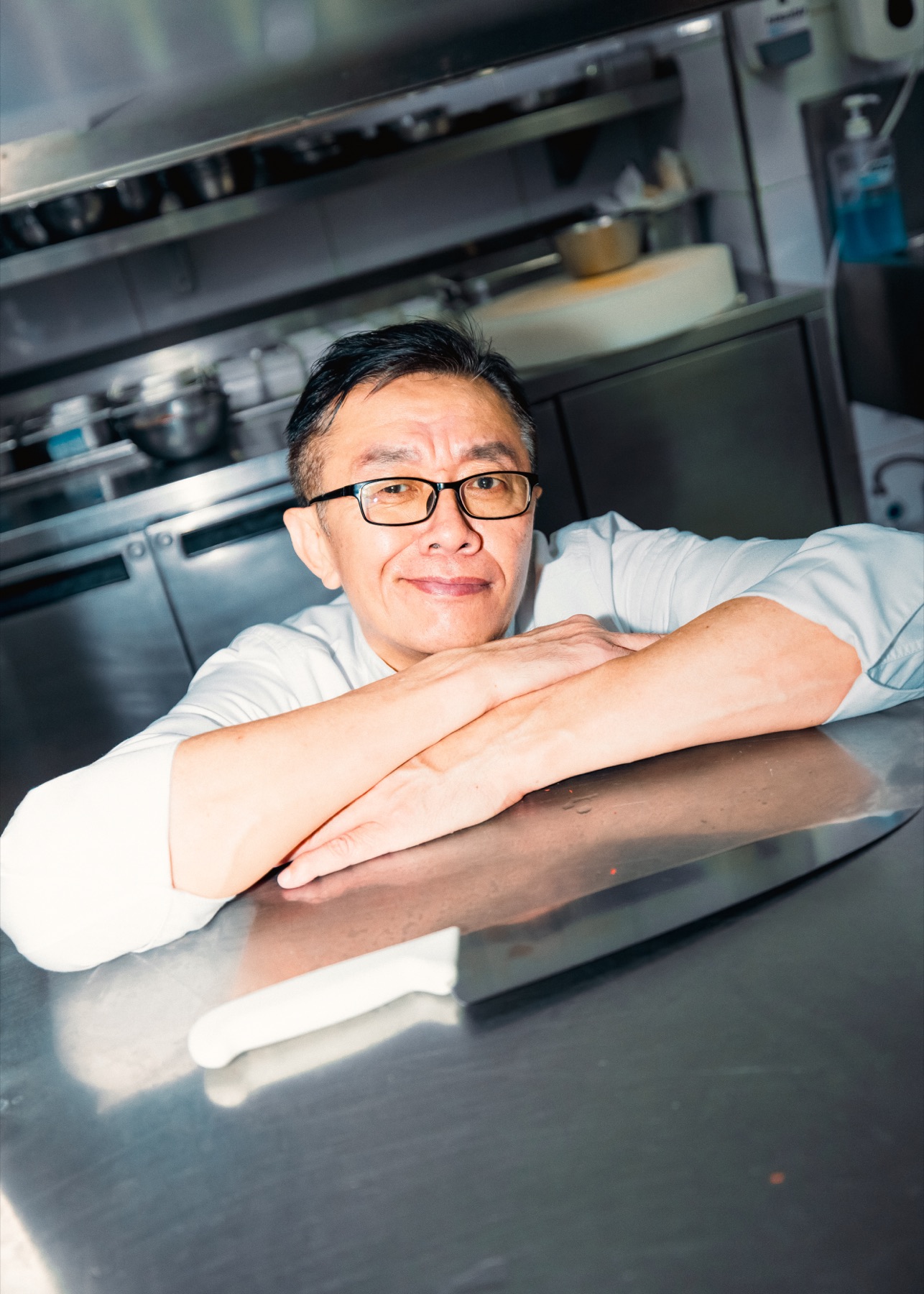 Chef Chan Choo Kean in the Crystal Dragon kitchen